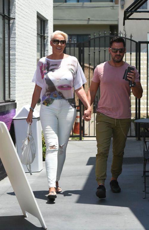 Brigitte Nielsen Stills Out for Lunch in Los Angeles