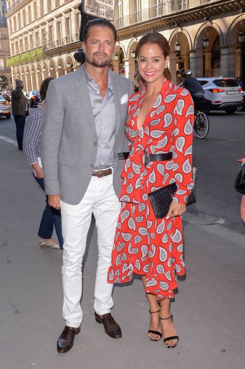 Brooke Burke Stills at Christian Dior Show at Haute Couture Fashion Week in Paris