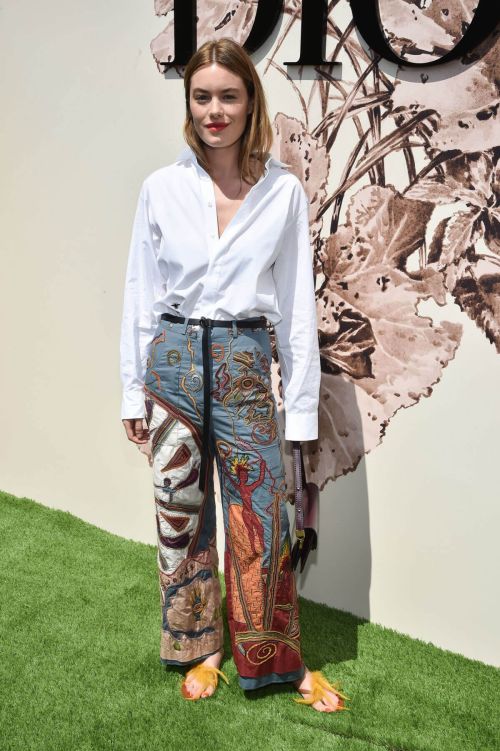 Camille Rowe Stills at Christian Dior Show at Haute Couture Fashion Week in Paris 3