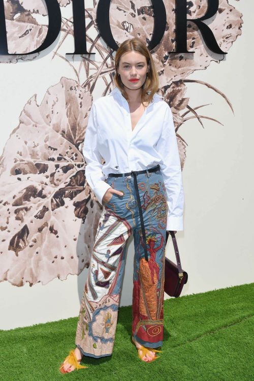 Camille Rowe Stills at Christian Dior Show at Haute Couture Fashion Week in Paris 4