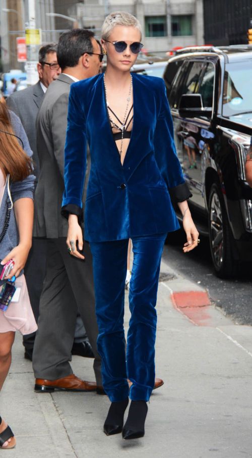 Cara Delevingne Photos at Late Show with Stephen Colbert in New York 2