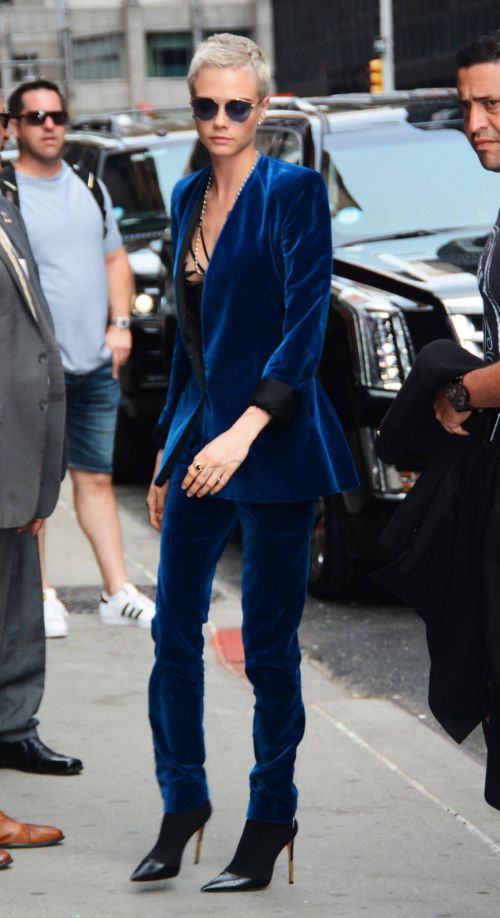 Cara Delevingne Photos at Late Show with Stephen Colbert in New York 9