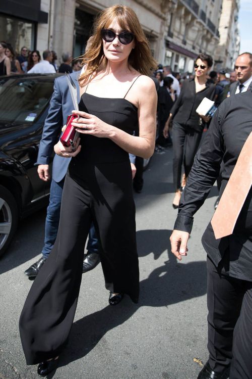 Carla Bruni Stills Leaves Jean Paul Gaultier Fashion Show at Haute Couture Fashion Week in Paris 3