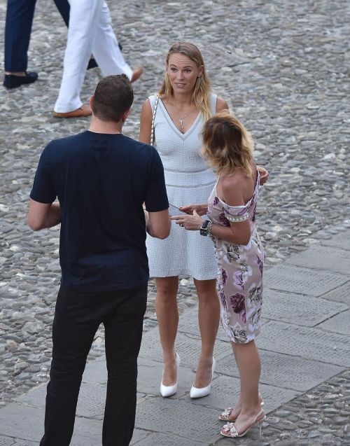 Caroline Wozniacki Stills on Vacation in Italy 1