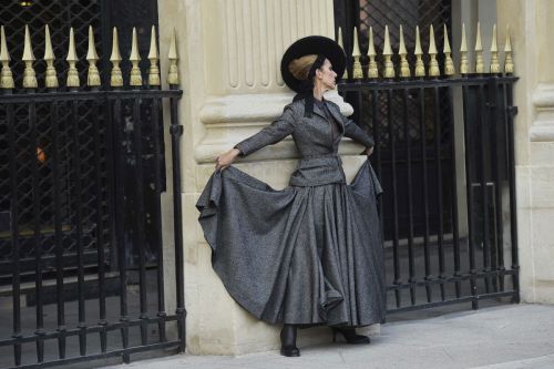 Celine Dion Stills on the Set of a Photoshoot at Palais Royal in Paris 1