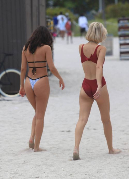 Chantel Jeffries and Sarah Snyder on the Beach in Miami Photos 32