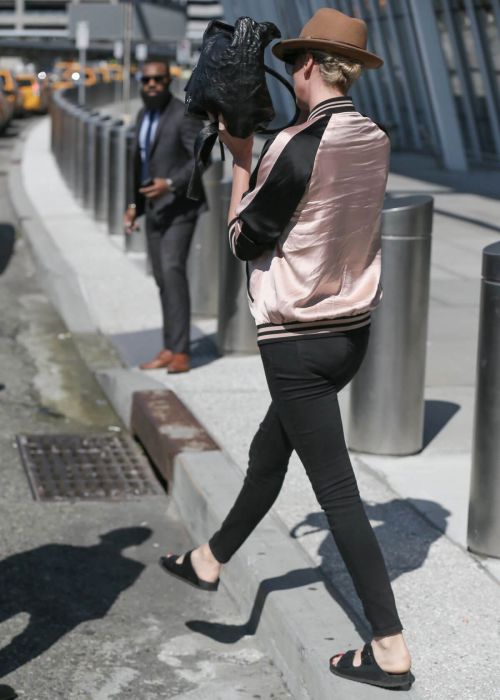 Charlize Theron Stills at JFK Airport in New York City 5