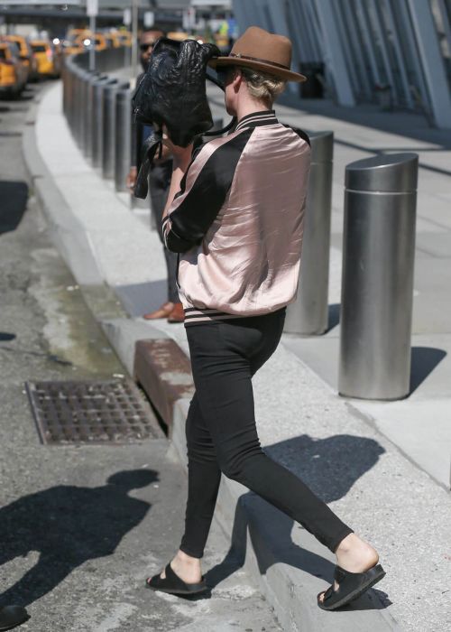 Charlize Theron Stills at JFK Airport in New York City 6