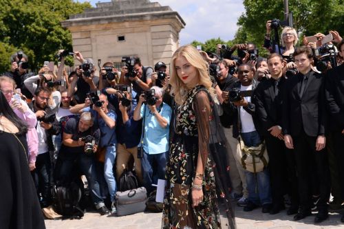 Chiara Ferragni Stills at Fendi Fashion Show at Haute Couture Paris 2