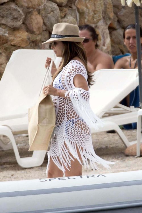 Eva Longoria in Bikini at a Yacht in Mallorca Photos 1