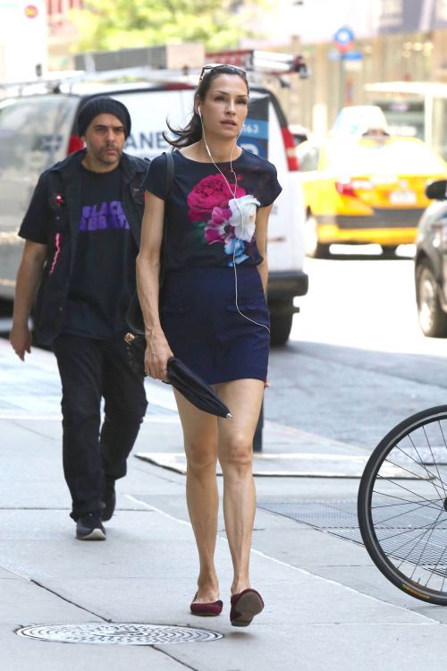 Famke Janssen Stills Leaves a Gym in New York 16