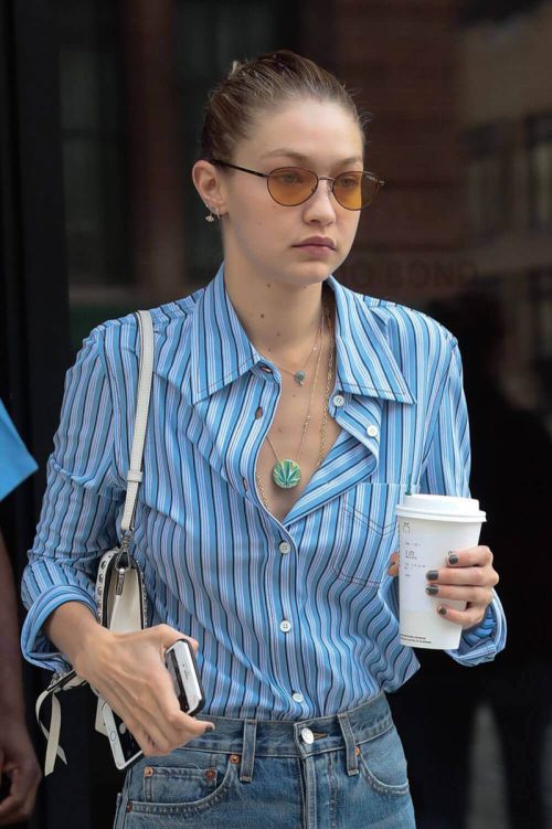 Gigi Hadid in Jeans Leaves Her Apartment in New York Images 3