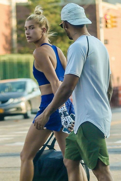 Hailey Rhode Baldwin Stills Heading to a Gym in New York