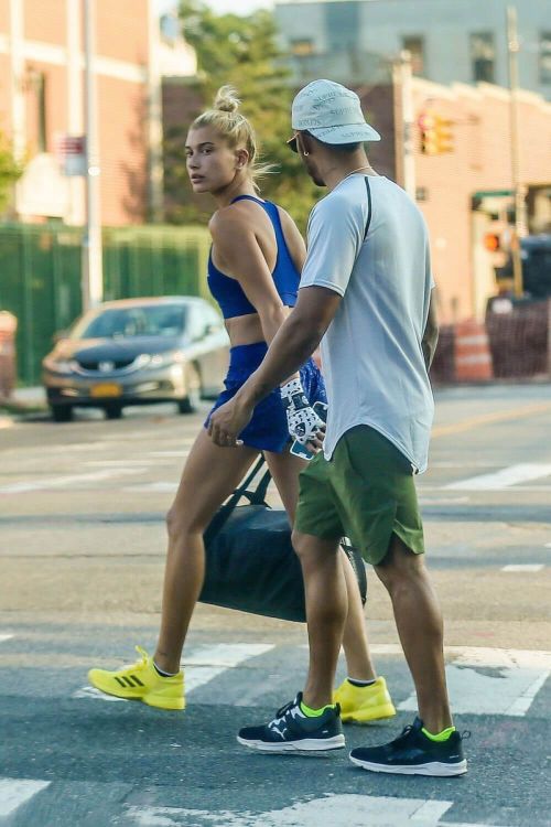 Hailey Rhode Baldwin Stills Heading to a Gym in New York 1