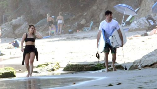 Hilary Duff Stills in Bikini at a Beach in Malibu 11