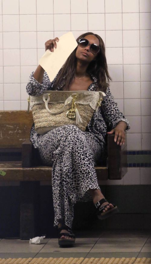 Iman Photos at a Train Station in New York 2