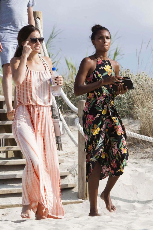 Jasmine Tookes Stills at Formentera Beach at Balearic Islands 2