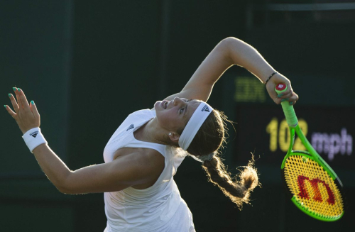 Jelena Ostapenko Stills at Wimbledon Championships