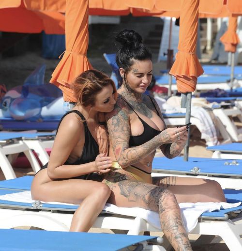 Jemma Lucy and ZaraLena Jackson Stills on the Beach in Spain 2