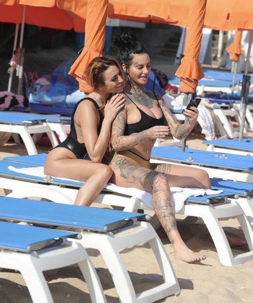 Jemma Lucy and ZaraLena Jackson Stills on the Beach in Spain 3