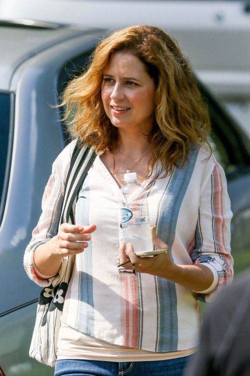 Jenna Fischer on the Set of 15:17 to Paris in Atlanta Photos 1