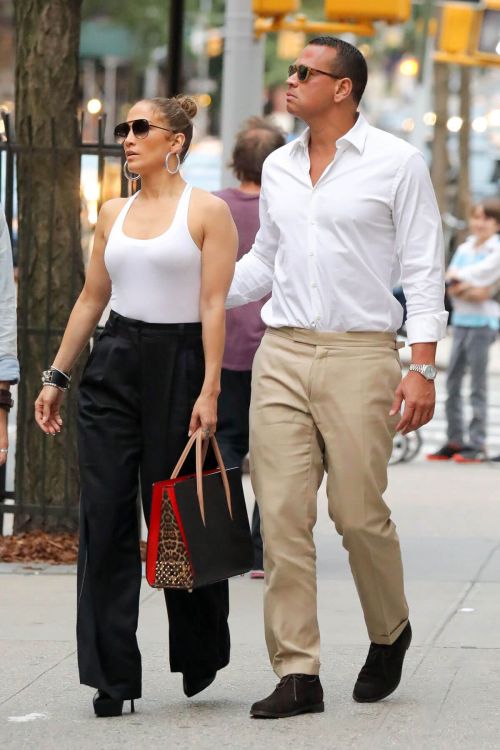 Jennifer Lopez and Alex Rodriguez Stills at Kappo Masa Restaurant in NewYork 6