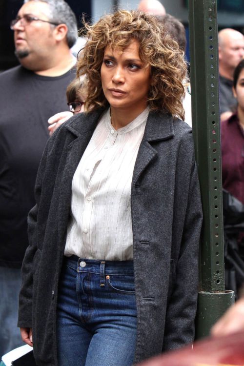 Jennifer Lopez Stills on the Set of Shades of Blue in New York 5