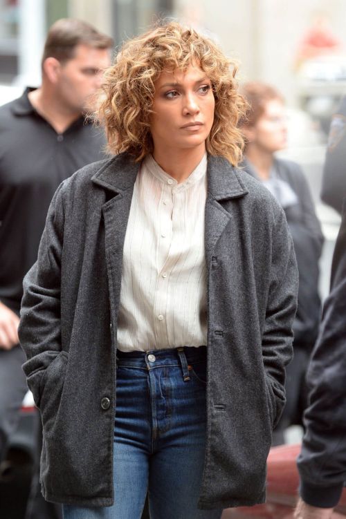 Jennifer Lopez Stills on the Set of Shades of Blue in New York 10