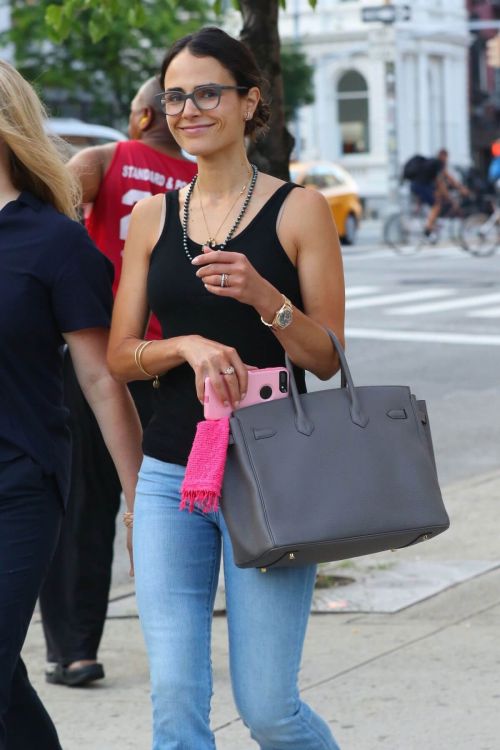 Jordana Brewster Stills Out and About in New York 9