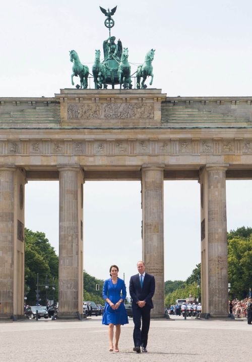 Kate Middleton Stills at Brandenburg Gate in Berlin 12