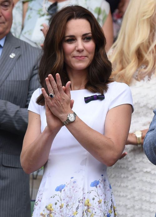 Kate Middleton Stills at Mens Singles Final at Wimbledon Tennis Championships in London 9