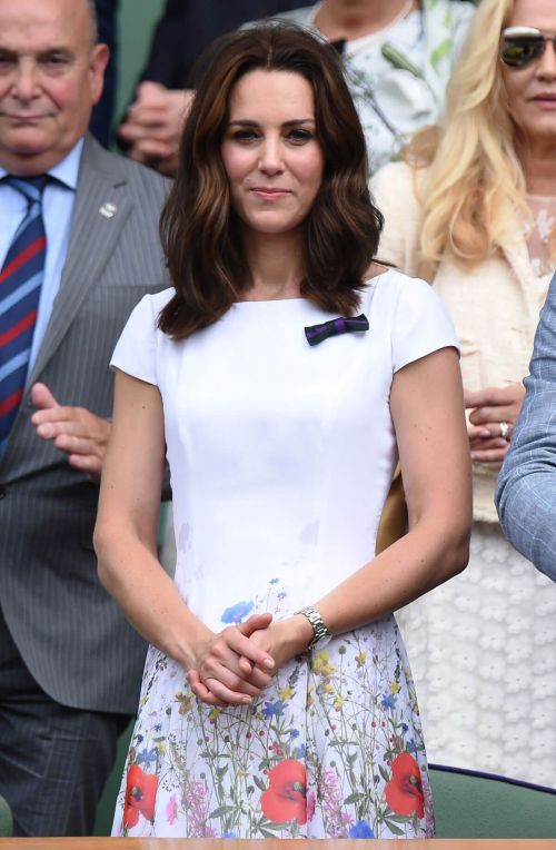 Kate Middleton Stills at Mens Singles Final at Wimbledon Tennis Championships in London 10