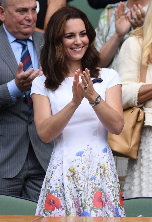 Kate Middleton Stills at Mens Singles Final at Wimbledon Tennis Championships in London 11