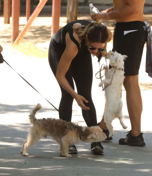 Katharine McPhee Stills Out with Her Dog in Los Angeles Images - 07/22/2017 10