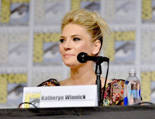 Katheryn Winnick Stills at Vikings Panel at Comic-con in San Diego 1