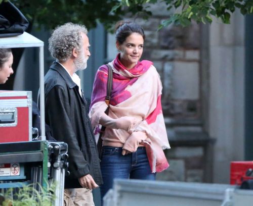 Katie Holmes Stills on the Set of The Gift in Montreal 1