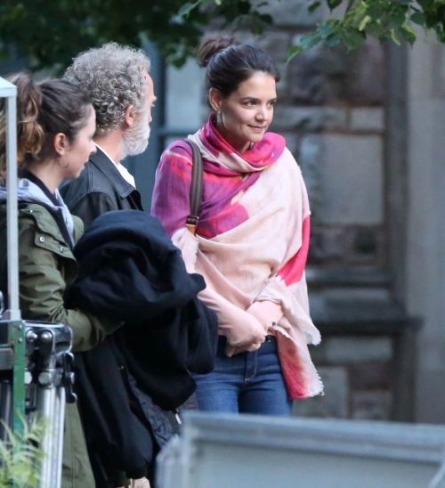 Katie Holmes Stills on the Set of The Gift in Montreal 5