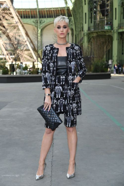 Katy Perry and Pharrell Williams Stills at Chanel Fashion Show in Paris 7