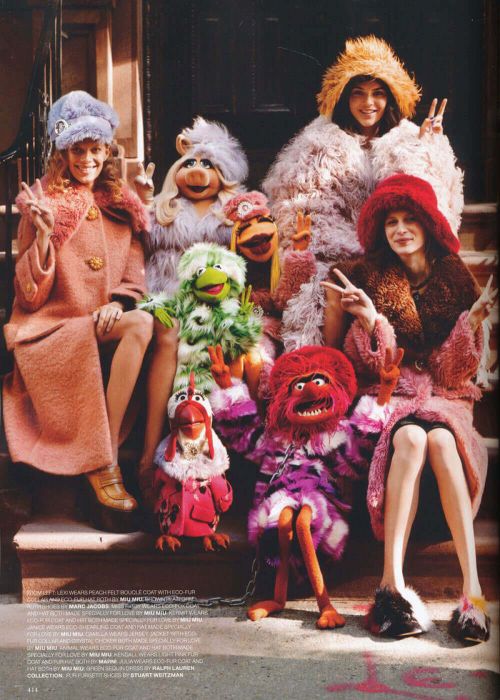 Kendall Jenner and Muppets Photoshoot for Love Magazine, July 2017 1