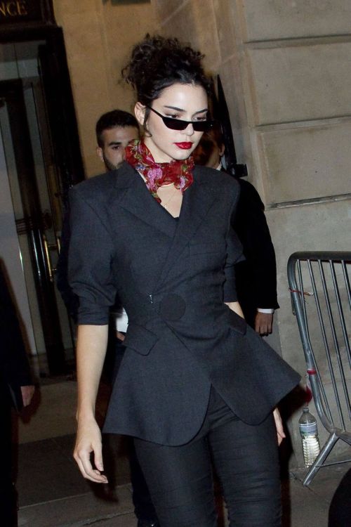 Kendall Jenner Stills Leaves Miu Miu Cruise Collection Cocktail and Party in Paris 1