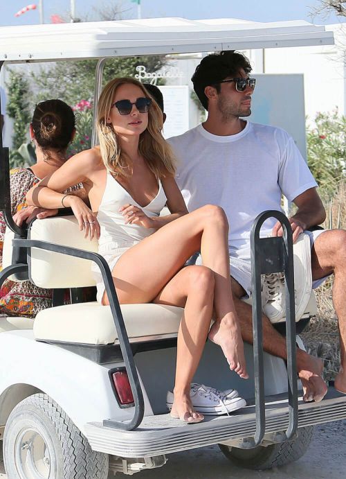 Kimberley Garner and Kelly Brook Stills at a Beach in St. Tropez 14