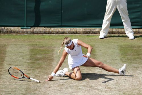 Kirsten Flipkens Stills at Wimbledon Championships 2