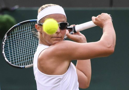 Kirsten Flipkens Stills at Wimbledon Championships 6