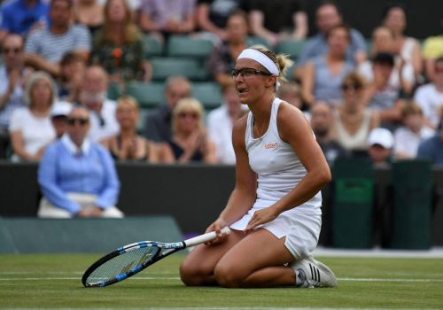 Kirsten Flipkens Stills at Wimbledon Championships 11