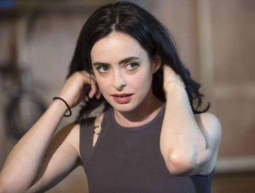 Krysten Ritter Stills at Jessica Jones Press Conference in New York 6