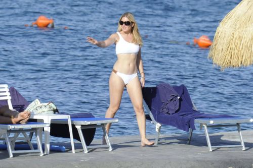 Lady Victoria Hervey and Hofit Golan Stills in Bikinis on the Beach in Cannes 2