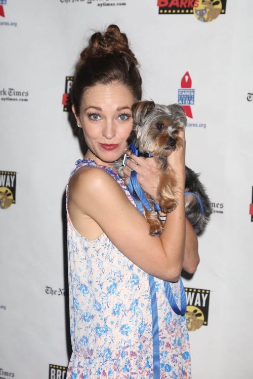 Laura Osnes Stills at 19th Annual Broadway Barks Animal Adoption Event in New York 2