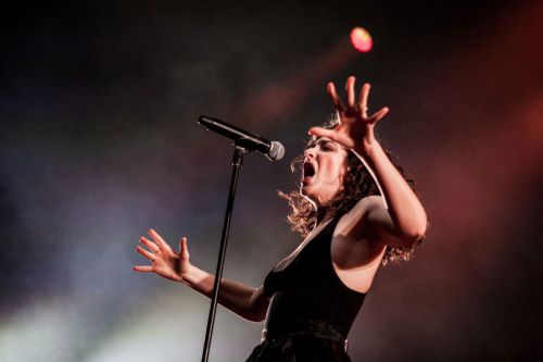 Lorde Stills Performs at Roskilde Festival in Denmark 10