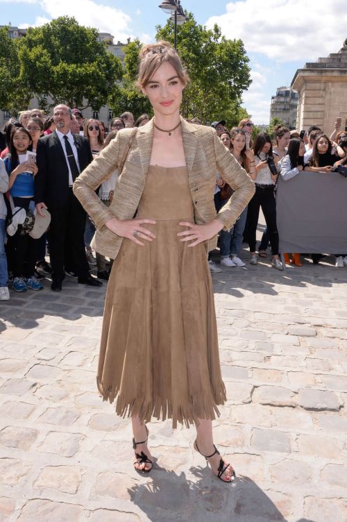 Louise Bourgoin Stills at Christian Dior Show at Haute Couture Fashion Week in Paris 1