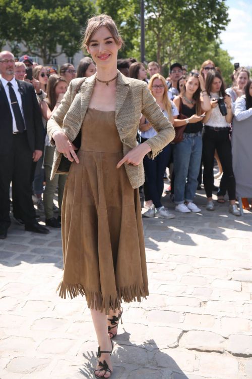 Louise Bourgoin Stills at Christian Dior Show at Haute Couture Fashion Week in Paris 2